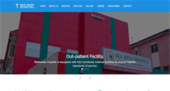 Desktop Screenshot of beehesshospital.com
